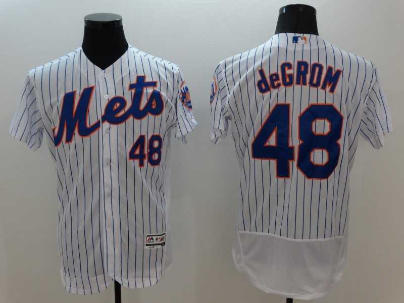 New York Mets #48 Jacob DeGrom White(Blue Strip) 2016 Flexbase Collection Stitched Jersey,We sell and wholesale New York Mets #48 Jacob DeGrom White(Blue Strip) 2016 Flexbase Collection Stitched Jersey on line form chian!